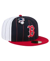 New Era Men's Navy Boston Red Sox Pinstripe 59FIFTY Hat