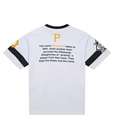 Mitchell & Ness Men's White Pittsburgh Pirates Cooperstown Collection Team Origins Premium T-Shirt