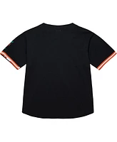 Mitchell & Ness Men's Black Florida Gators On The Clock Full-Button Fashion Jersey