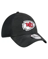 New Era Men's Black Kansas City Chiefs Active Camo 39THIRTY Flex Hat