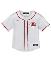 Nike Toddler White Elly De La Cruz Cincinnati Reds Replica 2.0 Player Jersey