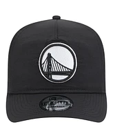 New Era Men's Black Golden State Warriors Injection Everyday Golfer Adjustable Hat