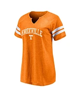 Fanatics Women's Tennessee Orange Volunteers Arched City Tri-Blend Raglan Notch Neck T-Shirt