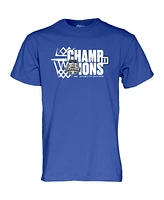 Blue 84 Men's Royal Duke Devils 2025 Acc Basketball Conference Tournament Champions Locker Room T-Shirt