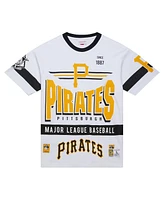 Mitchell & Ness Men's White Pittsburgh Pirates Cooperstown Collection Team Origins Premium T-Shirt