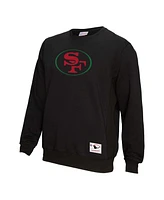 Mitchell & Ness Men's and Women's Black San Francisco 49ers Excellence Collection Icon Pullover Sweatshirt