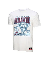 Mitchell & Ness Men's White Colorado Avalanche Local Food T-Shirt