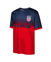 Outerstuff Big Boys and Girls Navy/Red Uswnt Stalwart Defender T-Shirt