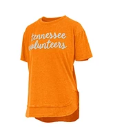 Pressbox Women's Orange Tennessee Volunteers Poncho T-Shirt