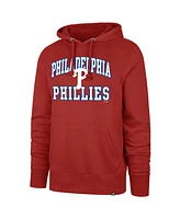 '47 Brand Men's Red Philadelphia Phillies Velocity Headline Pullover Hoodie