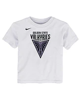 Nike Toddler White Golden State Valkyries Primary Logo T-Shirt