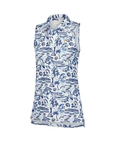 Smith & Quinn Women's White The Players Florida Icon Alice Sleeveless Polo Shirt