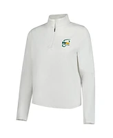 Under Armour Women's White 2025 Wm Phoenix Open Rose Jacquard Quarter-Zip Top