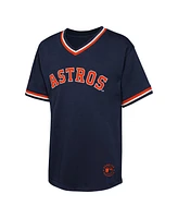 Outerstuff Big Boys and Girls Navy Houston Astros Relief Pitcher V-Neck T-Shirt