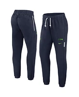 Nike Women's College Navy Seattle Seahawks Sideline Performance Jogger Pants