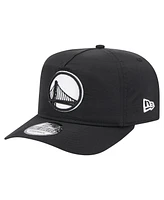 New Era Men's Black Golden State Warriors Injection Everyday Golfer Adjustable Hat