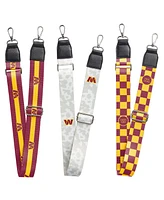 Logo Brands Washington Commanders 3-Pack Bag Strap Set