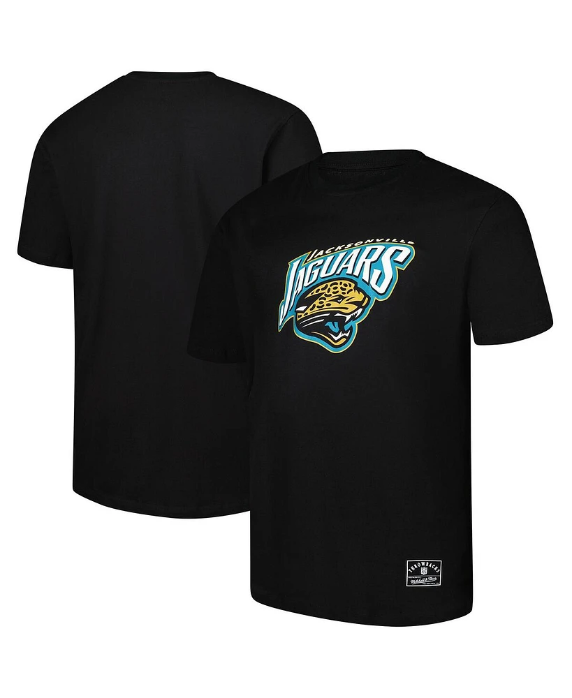 Mitchell & Ness Men's Black Jacksonville Jaguars Classic Crew Neck T-Shirt