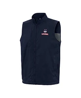 Antigua Men's Navy UConn Huskies Brisk Full-Zip Vest