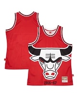 Mitchell & Ness Men's Red Chicago Bulls Hardwood Classics Blown Out Fashion Jersey