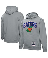 Mitchell & Ness Men's Heather Gray Florida Gators Classic Arch Pullover Hoodie