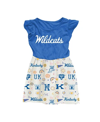 Wes & Willy Toddler Royal Kentucky Wildcats Vault Princess Dress