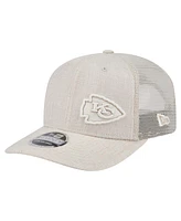 New Era Men's Natural Kansas City Chiefs Flawless 9SEVENTY Stretch-Snap Hat