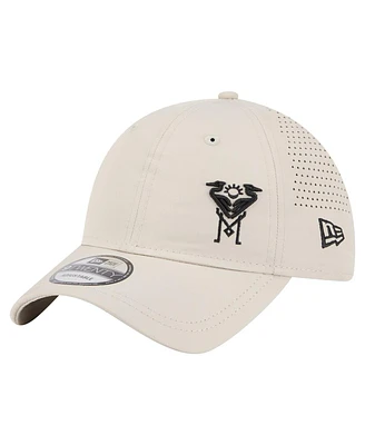 New Era Men's Tan Inter Miami Cf Active 9TWENTY Adjustable Hat