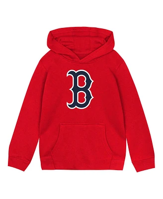 Outerstuff Toddler Red Boston Sox Primary Logo Fleece Pullover Hoodie