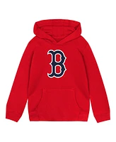 Outerstuff Toddler Red Boston Sox Primary Logo Fleece Pullover Hoodie