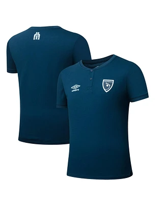 Umbro Men's Navy Guatemala National Team 2025 Crew Neck Polo Shirt