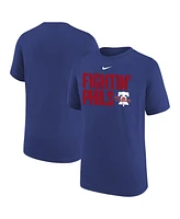 Nike Big Boys and Girls Blue Philadelphia Phillies Local Legend T-Shirt