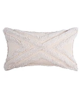 Levtex Mona Tufted Pattern Decorative Pillow, 12" x 20"