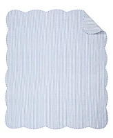 Levtex Martha Stripe Reversible Quilted Throw, 50" x 60"