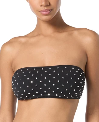 Michael Kors Women's Studded Bandeau Bikini Top