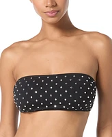 Michael Kors Women's Studded Bandeau Bikini Top