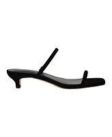 Calvin Klein Women's Limia Strappy Kitten Heel Sandals