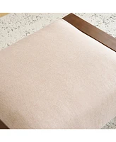 Sleek and Stylish Ottoman, Beige