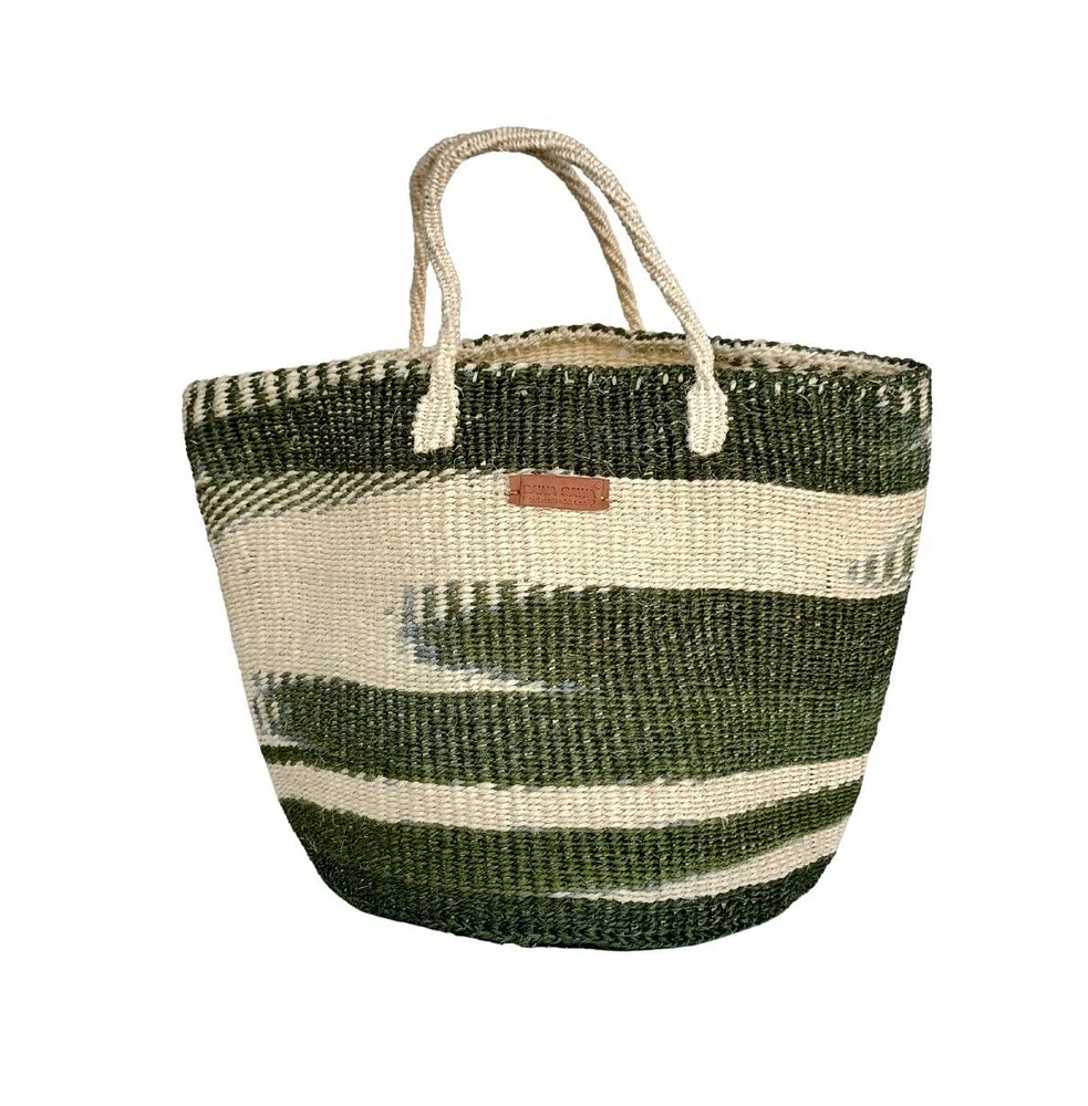 Healing Handmade Sisal Tote Basket Bag