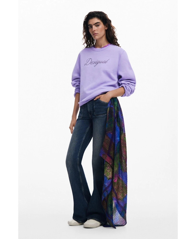 Desigual Women's Leaf scarf