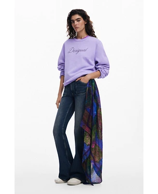 Desigual Women's Leaf scarf