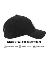 Jujutsu Kaisen Men's Satoru Gojo Crossed Fingers Black Unstructured Baseball Cap