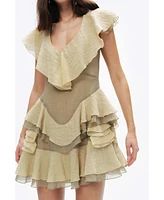 Nocturne Women's Flounce Mini Dress