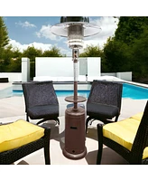 Outdoor 48000 Btu Propane Patio Heater with Durable Steel Construction