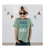 Sweet Wink Toddler Boys Rad Like Dad Short Sleeve T-Shirt