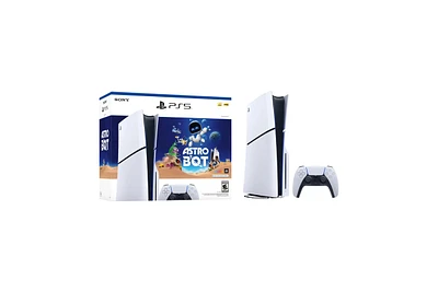 PS5 PlayStation 5 Slim Disc Console – Astro Bot Bundle - White