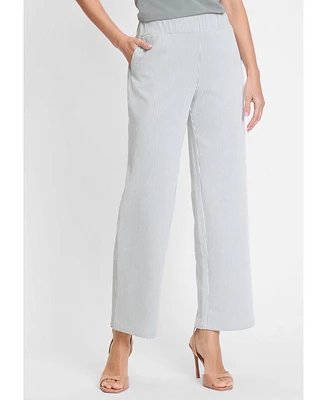 Olsen Women's Anna Fit Stretch Seersucker Pant
