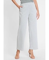Olsen Women's Anna Fit Stretch Seersucker Pant