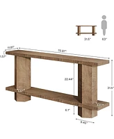 Tribesigns Console Table for Entryway, Wooden Sofa Table Behind Couch, for Living Room, Hallway, Foyer