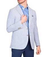 Tailorbyrd Men's Seersucker Stripe Sportcoat